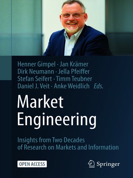 Title details for Market Engineering by Henner Gimpel - Available